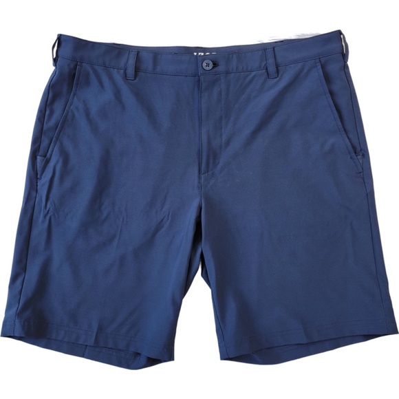 IZOD Golf Navy Blue Men’s flat front shorts size 38 - Picture 1 of 9